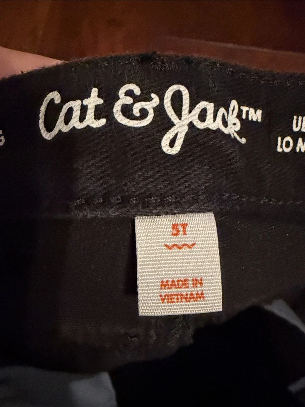 Cat & Jack five black slim